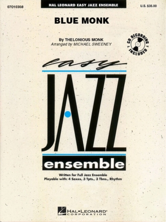 Blue Monk for jazz ensemble score