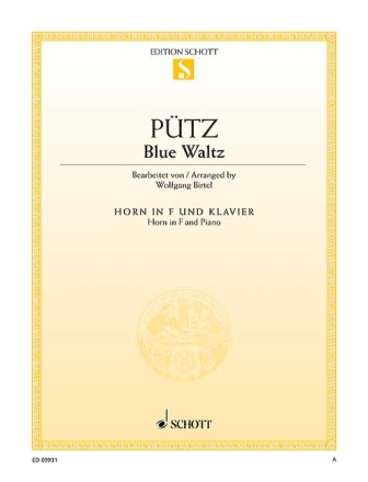 Blue Waltz f�r Horn in F und Klavier