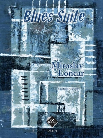 Blues Suite for 5 guitars score and parts