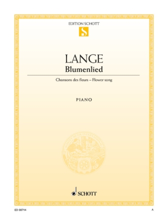 Blumenlied op.39 f�r Klavier