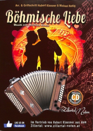 B�hmische Liebe (+CD) f�r Steirische Harmonika