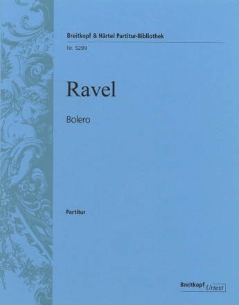 Bolero f�r Orchester Partitur