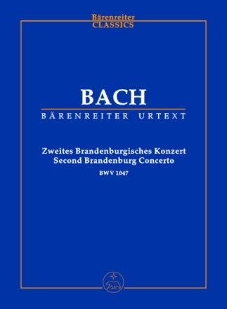 Brandenburgisches Konzert F-Dur Nr.2 BWV1047  Studienpartitur