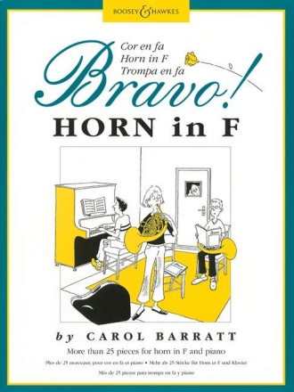 Bravo more than 25 pieces for horn in f and piano