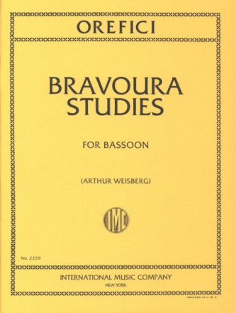 Bravoura Studies for bassoon