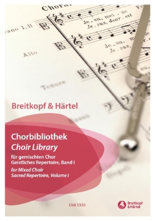 Breitkopf und H�rtel Chorbibliothek - Geistliches Repertoire Band 1 f�r gem Chor a cappella (z.T. mit Bc) Partitur