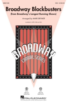 Broadway Blockbusters for female chorus and piano