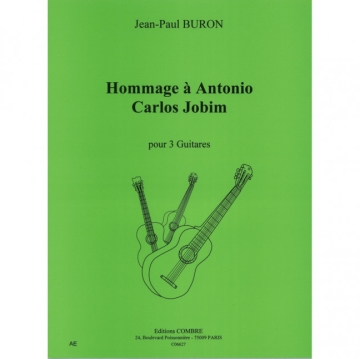 BURON Jean-Paul Hommage � Antonio Carlos Jobim 3 guitares Partition