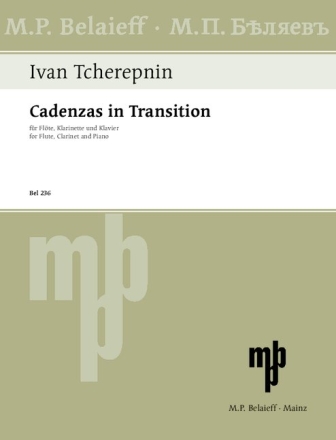 Cadenzas in Transition f�r Fl�te, Klarinette und Klavier