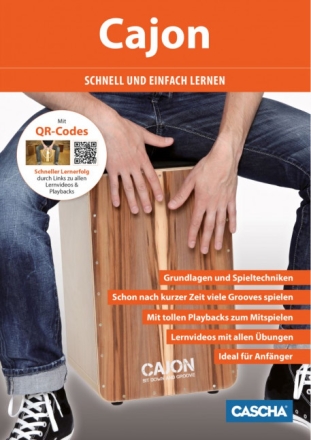 Cajon schnell und einfach lernen (+Audio Online) f�r Cajon (dt)