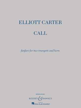Call f�r 2 Trompeten und Horn Partitur und Stimmen