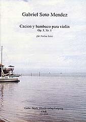 Canci�n y bambuco op.5,1 f�r Violine