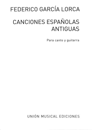 Canciones espanolas antiguas guitarra y canto