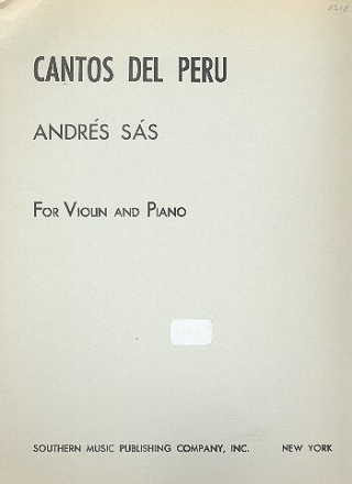 Cantos del Per� for vioin and piano