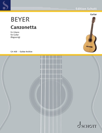 Canzonetta (1979) f�r Gitarre RAGOSSNIG, KONRAD, ED.