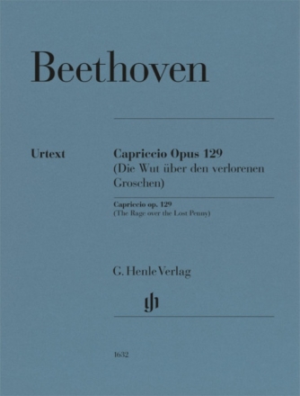 Capriccio G-dur op.129 f�r Klavier zu zwei H�nden