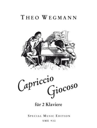 Capriccio giocoso f�r 2 Klaviere 2 Partituren