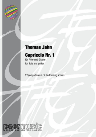 Capriccio Nr.1 f�r Fl�te und Gitarre 2 Spielpartituren
