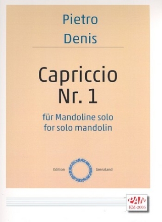 Capriccio Nr.1 f�r Mandoline