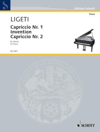 Capriccio Nr.1, Invention und Capriccio Nr.2 f�r Klavier