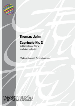 Capriccio Nr.2 f�r Klarinette und Gitarre 2 Spielpartituren