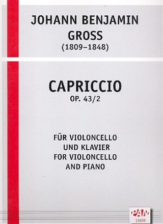 Capriccio op.43,2 f�r Violoncello und Klavier