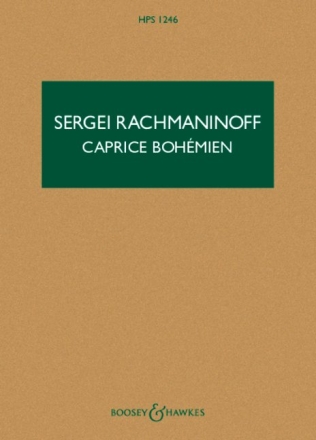 Caprice boh�mien op. 12 HPS 1246 f�r Orchester Studienpartitur