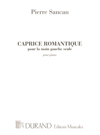 Caprice romantique pour piano main gauche