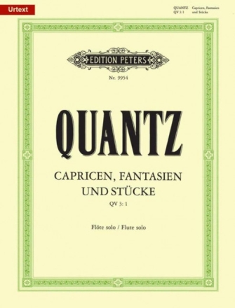 Capricen, Fantasien und St�cke QV3,1-22 f�r Fl�te solo