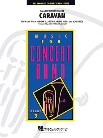 Caravan for concert band score and parts