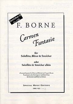 Carmen-Fantasie f�r Fl�te und Streicher (Bl�ser ad lib) Spielpartitur Violoncello/Kontrabass