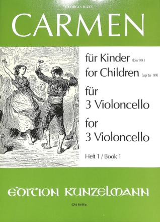 Carmen f�r Kinder Band 1 f�r 3 Violoncelli Stimmen