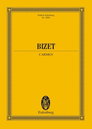 Carmen f�r Soli, Chor und Orchester Studienpartitur (fr/dt)