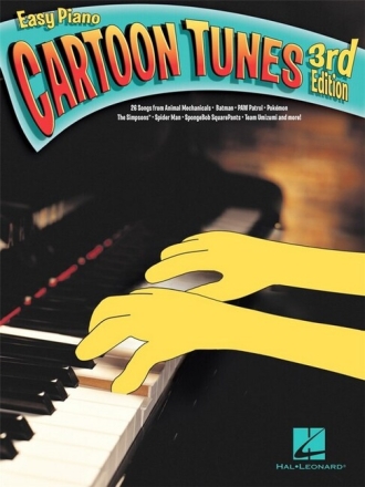 Cartoon Tunes - 3rd Edition for piano (+lyrics and chords)