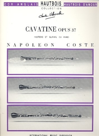 Cavatine op.37 pour hautbois et guitare (piano)