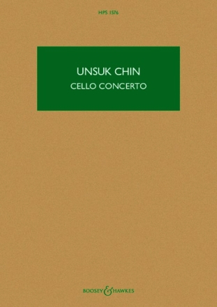 CELLO CONCERTO for cello and orchestra study score