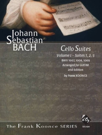 Cello Suites 1, 2, 3 for guitar