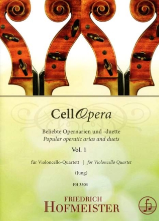 Cellopera Band 1 f�r 4 Violoncelli Partitur und Stimmen