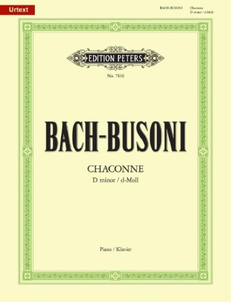 Chaconne d-Moll aus der Partita f�r Violine solo BWV1004 f�r Klavier