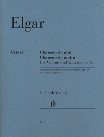 Chanson de nuit, Chanson de matin op.15 f�r Violine und Klavier