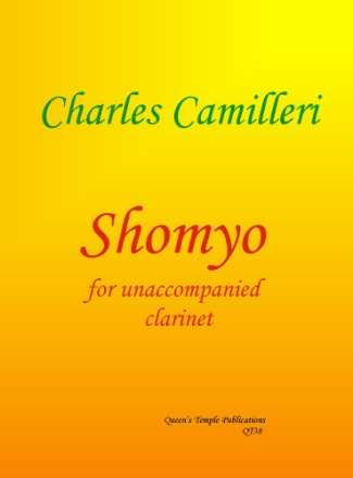 Charles Camilleri, Shomyo for clarinet solo