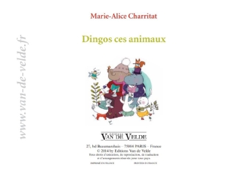 Charritat, Marie -Alice, Les Contamalices - Dingos ces animaux eveil musical Livre + CD