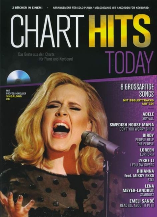 Chart Hits today Band 2 (+CD): f�r Klavier (Keyboard) (mit Text und Akkorden)