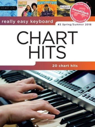 Chart Hits vol.3 - Spring/Summer 2018 (+Soundcheck): for really easy keyboard (with lyrics and chords)