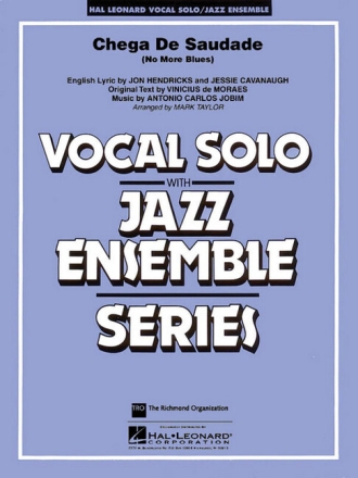 Chega de Saudade for vocal solo and jazz ensemble score