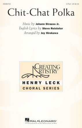 Chit-chat Polka for 2-part choir and piano choral score