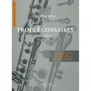 CHOPIN Fr�d�ric / BOUTRY Roger Ecossaises pour piano (3) clarinette et piano Partition