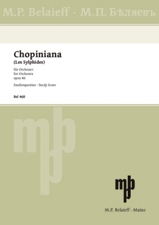 Chopiniana op.46 f�r Orchester Studienpartitur