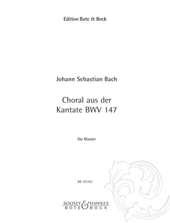 Choral aus der Kantate BWV147 f�r Klavier