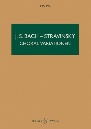 Choral-Variationen HPS 695 f�r gemischter Chor und Orchester Studienpartitur
